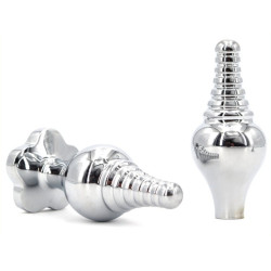 Generique Plug Bijou Leaf 7 x 2.7cm Transparent